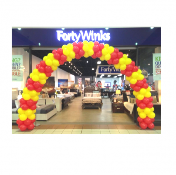 Aifilled Sculptured Balloon Arch Block Colours